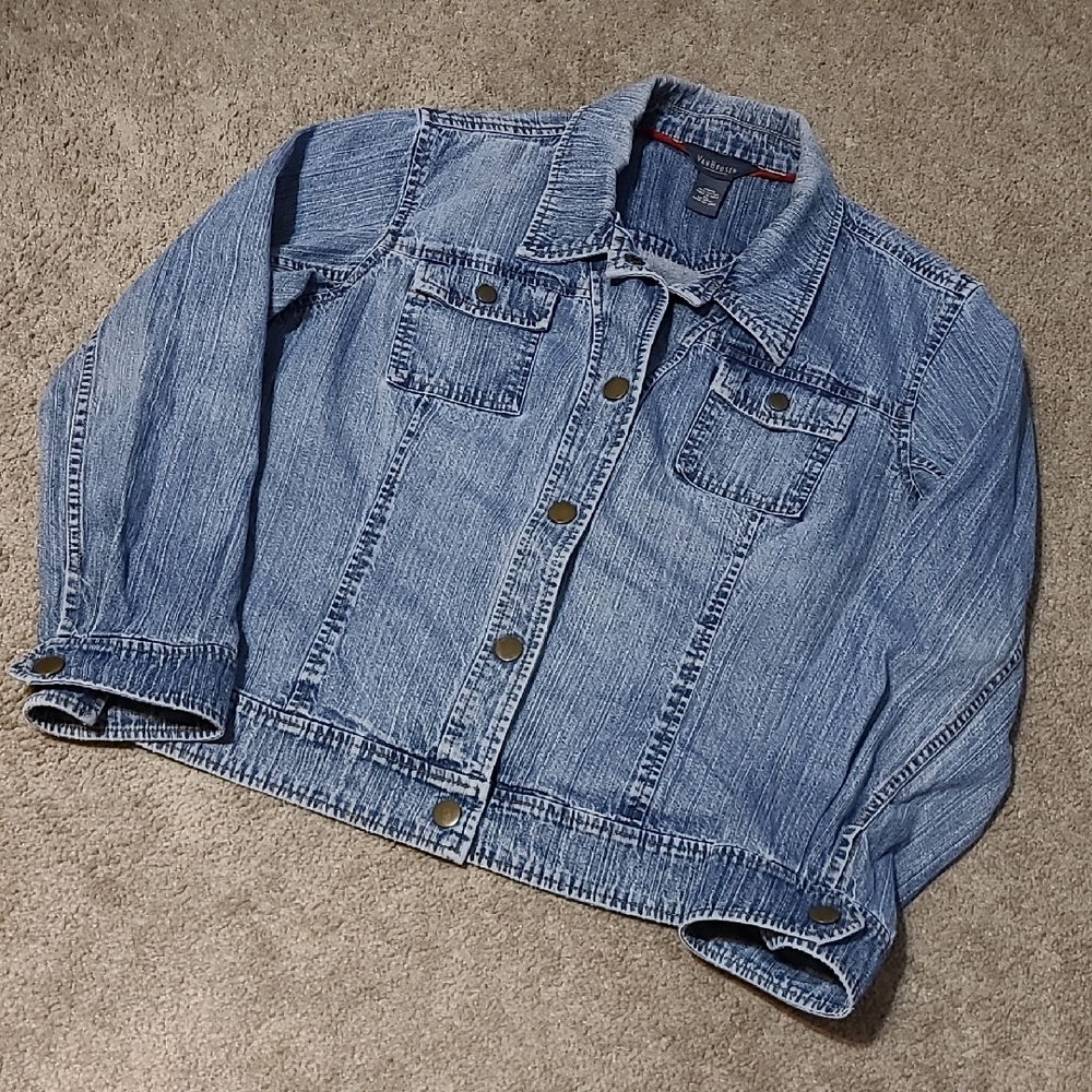 Van Heusen Light Blue Denim Jacket-XL